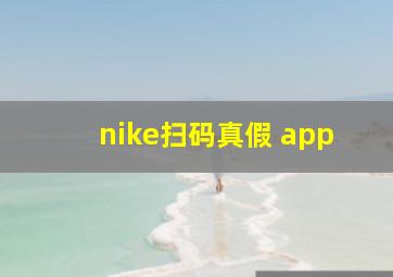 nike扫码真假 app